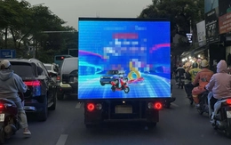 Gắn màn hình LED trên thùng xe tải đi 'diễu phố', công ty quảng cáo bị xử phạt