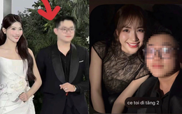 Thanh niên trà trộn vào đám cưới á hậu Quỳnh Châu vì thích phông bạt?
