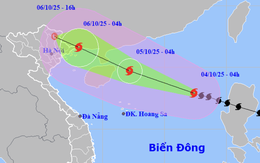 Bão Matmo mạnh lên cấp 11, giật cấp 14, hôm nay còn mạnh thêm