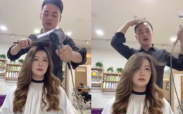 Thợ tóc hướng nội đến cuối ngày vì mái tóc phản chủ