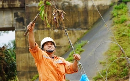 Gần 170.000 hộ dân miền Trung được cấp điện trở lại sau khi lũ rút