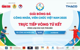 Trực tiếp: Vòng tứ kết giữa đội CĐ Công an nhân dân - Agribank