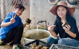 Người dân Đắk Lắk nấu bánh chưng gởi bà con vùng lũ Nghệ An