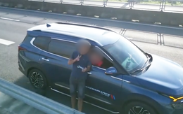 Dừng xe trên cao tốc quay flycam đăng TikTok, tài xế bị phạt 13 triệu đồng