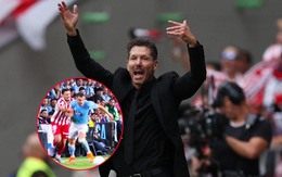 HLV Diego Simeone của Atletico Madrid lại gây ‘bão’ bên đường pitch