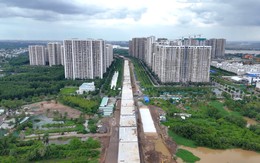 Flycam hơn 14km cầu cạn vành đai 3 TP.HCM sẽ thông xe vào 19-12