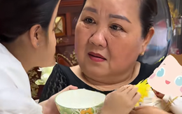 Bà nội có phản ứng cực hài khi nghe con dâu thực hiện nghi thức khai hoa cho cháu