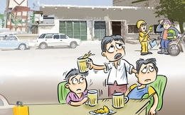 Khi cảnh sát giao thông đo nồng độ cồn từ giữa trưa