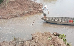 Công bố tình huống khẩn cấp sạt lở đê bao cồn Thanh Long