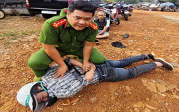Liên tục lạng lách, chống trả quyết liệt, nghi phạm trộm cắp mang 6 tiền án vẫn bị bắt