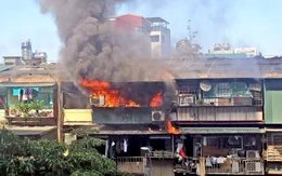 Hai vụ cháy nhà xảy ra trong sáng nay ở Hà Nội