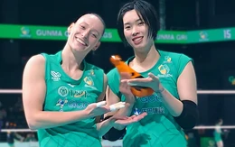 Thanh Thúy áp đảo dàn ngôi sao bóng chuyền Thái Lan tại Nhật Bản