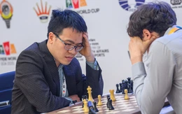 Tie-break World Cup cờ vua: Chờ trận cờ nhanh lịch sử của Lê Quang Liêm