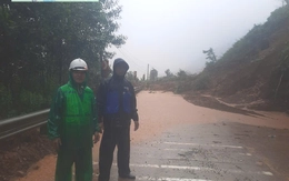 Đường Hồ Chí Minh qua Đà Nẵng tiếp tục bị phong tỏa do sạt lở