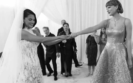 Selena Gomez nắm tay Taylor Swift trong đám cưới thế kỷ