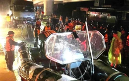 Lũ trên sông Cái Phan Rang trên mức báo động 3, huy động đặc công nước, hải quân tham gia cứu nạn