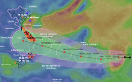 Bão Kalmaegi mạnh lên cấp 11, giật cấp 14, ngày 7-11 có thể đổ bộ vào Việt Nam?