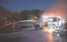 Cháy 2 xe bồn chở xăng dầu thiệt hại 1 tỉ: Cơ quan điều tra vào cuộc xác minh