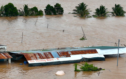 Hình ảnh mới nhất từ vùng ngập lũ ven sông Dinh Phan Rang