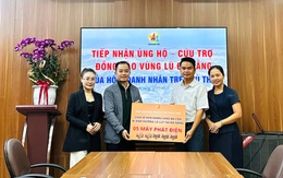 Hội Doanh nhân trẻ quyên góp 25 tỉ đồng cho bà con vùng lũ