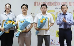 Tuổi Trẻ đoạt giải nhất Giải báo chí kinh tế nông nghiệp và phát triển nông thôn