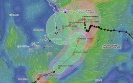 Hôm nay, bão số 15 vẫn 'đi thong thả', áp thấp nhiệt đới ngược lên Biển Đông