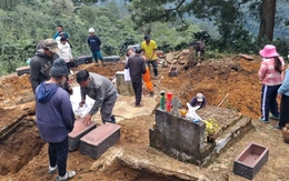 Lâm Đồng di dời hàng chục ngôi mộ vì lo sạt lở