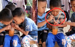 Hai bé trai nổi quạu vì bị bạn troll