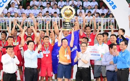 Hình ảnh ấn tượng tại lễ bế mạc Giải bóng đá công nhân, viên chức Việt Nam 2025