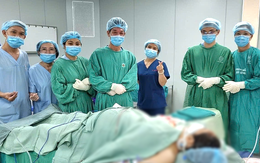 Nối lại thành công bàn tay hai tháng qua được nuôi tạm ở cẳng chân của thai phụ