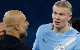 Haaland gay gắt với HLV Guardiola sau trận thắng Leeds