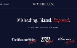 'Danh sách đen' báo chí 'thiên vị' của Nhà Trắng