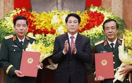 Hai thứ trưởng Bộ Quốc phòng được thăng quân hàm thượng tướng
