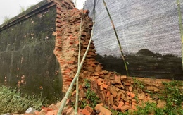 Đại nội Huế bị lũ xô sập một đoạn tường, cảnh báo nguy cơ sập tiếp