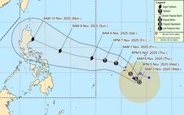 Khả năng hình thành bão mới ngoài khơi Philippines sau bão Kalmaegi, có thể vào Biển Đông