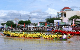 61 đội tranh tài ở giải đua ghe ngo lớn nhất ở miền Tây
