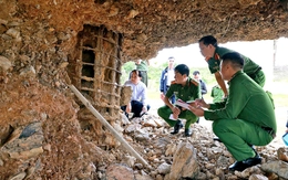 Công an Phú Thọ xác minh phản ánh trụ cầu sông Lô hư hỏng