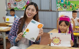 Hoa hậu Lương Thùy Linh học được sự kiên cường, lòng nhân hậu của thầy cô giáo vùng cao