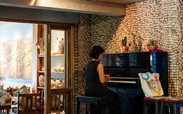 Quán cà phê được xây từ vỏ ốc ở Nha Trang