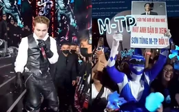 Sơn Tùng M-TP được siêu nhân tặng tấm bảng khiến anh phải mang đi khoe