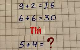 Người giỏi toán có giải được câu đố này không?