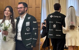 Chú rể bán chỗ quảng cáo trên vest cưới, số tiền kiếm được khó tin?!