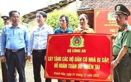 Công an triển khai 'Chiến dịch Quang Trung' xây mới nhà cho người dân vùng lũ Khánh Hòa