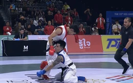 Tung đòn gối phạm luật vào võ sĩ Việt Nam, VĐV Thái Lan vẫn giành chiến thắng
