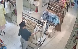 Thấy cửa hàng vắng khách, cô gái liền tạo việc làm cho nhân viên