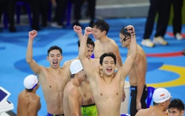 Huy chương vàng nghẹt thở của đội bơi tiếp sức Việt Nam