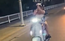 Xác minh clip cô gái chắp tay vái lạy trong lúc chạy xe máy ở Lái Thiêu, TP.HCM