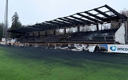 CLB bóng đá Phần Lan bị cổ động viên đốt khán đài vì bị… xuống hạng