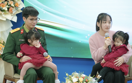 Cặp vợ chồng quân nhân hạnh phúc sau 9 năm mòn mỏi vì hiếm muộn