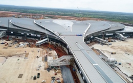 Flycam toàn cảnh sân bay Long Thành sắp 'về đích', đón chuyến bay đầu tiên